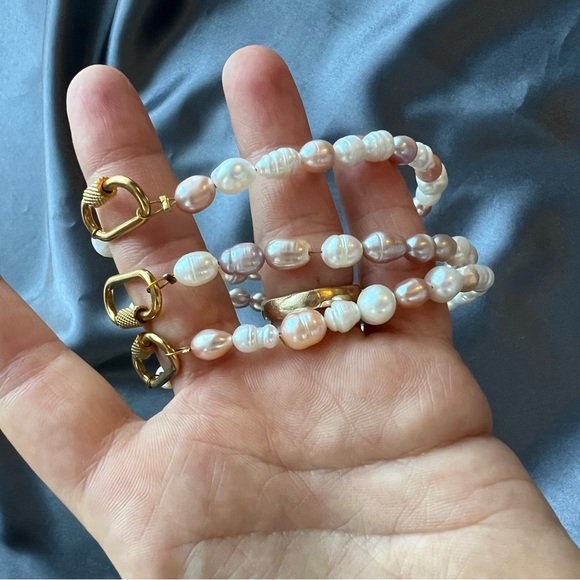 Natural pearls anklet - Picture 6 of 7